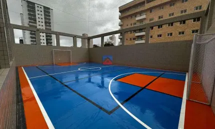 Apartamento com 2 quartos, aviação, praia grande - r$ 415 mil, cod: 70837235