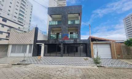 Casa de Condomínio com 2 quartos, Aviação, Praia Grande - R$ 385 mil, Cod: 70837428