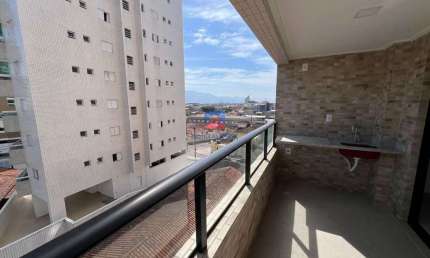 Apartamento com 1 quarto, Caiçara, Praia Grande - R$ 365 mil, Cod: 70837461
