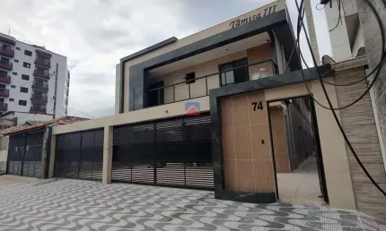 Sobrado de Condomínio com 2 dorms, Caiçara, Praia Grande - R$ 300 mil, Cod: 70836909