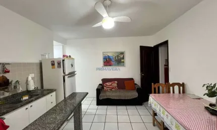 Apartamento com 1 quarto, caiçara, praia grande - r$ 212 mil, cod: 70837556