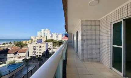 100 metros da praia|02 dormitórios|lazer completo|caiçara