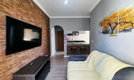 Apartamento com 1 quarto, caiçara, praia grande - r$ 264 mil, cod: 70837683