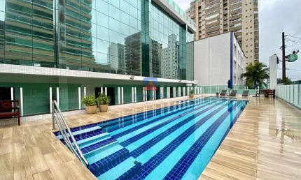 Apartamento para locação no centro do caiçara com vista mar