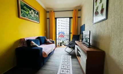 Apartamento com 1 quarto, caiçara, praia grande - r$ 250 mil, cod: 70837701