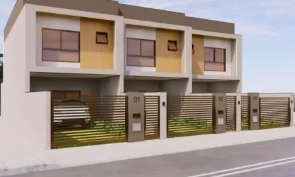 Sobrado com 120m² 3 suítes em ótima localização no saguaçu em joinville-sc