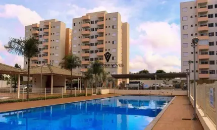 Apartamento 2/4 com sacada e suíte, no Bairro Jardim Holanda.