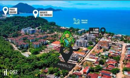 Lançamento  à venda, 1 suíte, na praia das Toninhas, Ubatuba, SP