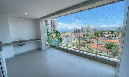 Apartamento à venda, vista mar, indáia, caraguatatuba, sp