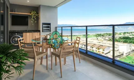 Lançamento à venda, uma quadra da praia, Jardim Aruan, Caraguatatuba, SP