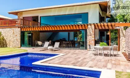 Casa em condomínio fechado com 5 quartos para alugar na Rua Do Acarajé, Praia do Forte, Mata de São João