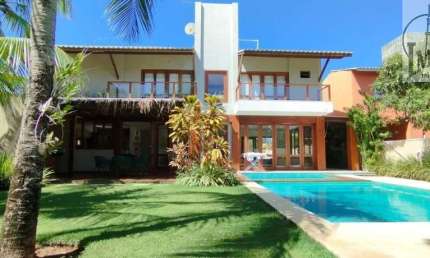 Linda Casa com 5 Suítes a 100 mtrs da praia no Condomínio Enseada Praia da Espera !
