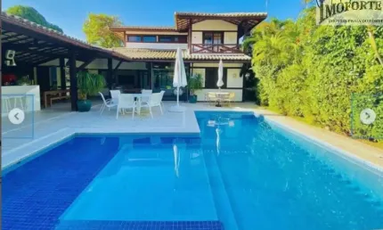 Casa em condomínio fechado com 5 quartos para alugar na Avenida Do Farol, 100, Praia do Forte, Mata de São João
