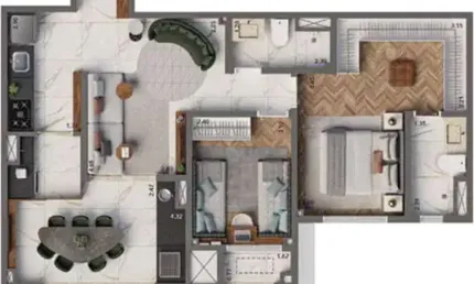 Apartamento com 3 quartos à venda na Rua Marquês Olinda, 125, Ipiranga, São Paulo