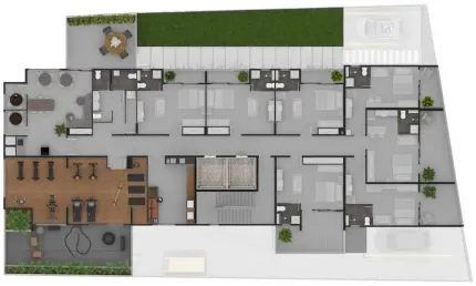 Apartamento com 2 quartos à venda na Rua Três de Maio, 70, Vila Clementino, São Paulo