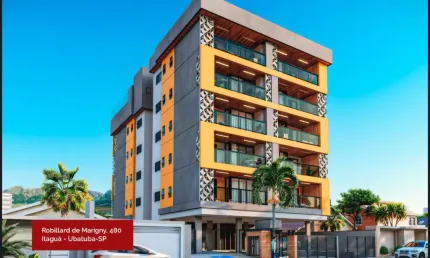 Apartamento com 2 quartos à venda na Rua Rubilard Marigni, Itaguá, Ubatuba