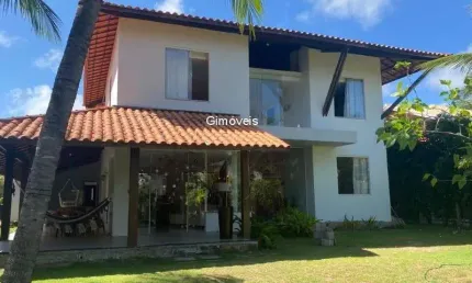 Casa em condomínio fechado com 5 quartos à venda na Rodovia BA-099 - Estrada do Côco, Praia de Busca Vida, Camaçari, 500 m2 por R$ 2.650.000