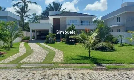 Casa em condomínio fechado com 4 quartos à venda na RODOVIA BA-099 - ESTRADA DO CÔCO KM 08, Praia de Busca Vida, Camaçari, 400 m2 por R$ 3.000.000