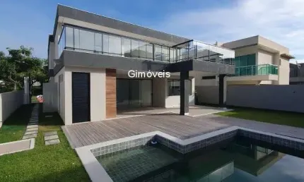 Casa em condomínio fechado com 5 quartos à venda na Rodovia BA-099 - Estrada do Côco, Alphaville (Abrantes), Camaçari, 250 m2 por R$ 2.350.000