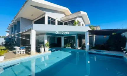 Casa em condomínio fechado com 5 quartos à venda na Rua Ana C B Dias, Buraquinho, Lauro de Freitas, 446 m2 por R$ 2.300.000