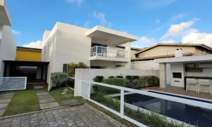 Casa em condomínio fechado com 4 quartos à venda na Rua Ana C B Dias, 20, Buraquinho, Lauro de Freitas, 151 m2 por R$ 850.000