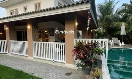 Casa em condomínio fechado com 4 quartos para alugar na Rodovia BA-099 - Estrada do Côco, Praia de Busca Vida, Camaçari, 450 m2 por R$ 28.000