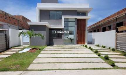 Casa em condomínio fechado com 4 quartos à venda na ESTRADA DA CASCALHEIRA, S/N, Alphaville (Abrantes), Camaçari, 175 m2 por R$ 1.300.000