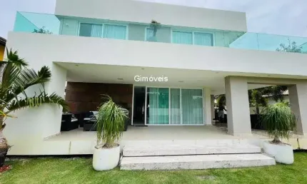 Casa em condomínio fechado com 5 quartos à venda na rodovia ba-099 - estrada do côco km 08, praia de busca vida, camaçari, 600 m2 por r$ 2.500.000