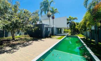 Casa em condomínio fechado com 4 quartos para alugar na Rodovia BA-099 - Estrada do Côco, Praia de Busca Vida, Camaçari, 389 m2 por R$ 35.000