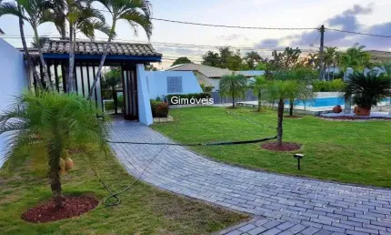 Casa em condomínio fechado com 5 quartos para alugar na Avenida Praia de Pajussara, Vilas do Atlantico, Lauro de Freitas, 450 m2 por R$ 12.500