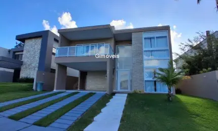 Casa em condomínio fechado com 4 quartos à venda na rodovia ba-099 - estrada do côco, alphaville (abrantes), camaçari, 290 m2 por r$ 1.850.000