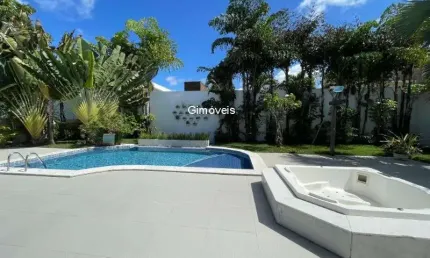 Casa em condomínio fechado com 4 quartos para alugar na RODOVIA BA-099 - ESTRADA DO CÔCO KM 08, Praia de Busca Vida, Camaçari, 280 m2 por R$ 22.000