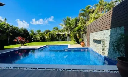 Casa em condomínio fechado com 5 quartos à venda na RODOVIA BA-099 - ESTRADA DO CÔCO KM 08, Praia de Busca Vida, Camaçari, 700 m2 por R$ 5.300.000