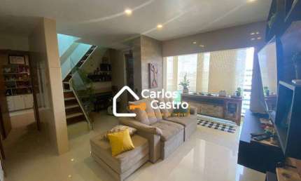 Oportunidade!!! Linda Cobertura Vilas da Barra, 180 m², 3 pavimentos p/venda com 2 Suítes e closets