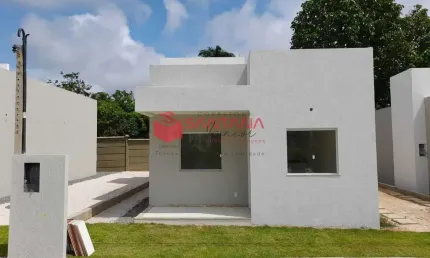 Casa em condomínio fechado com 2 quartos à venda na Avenida Tiradentes, S/N, Abrantes, Camaçari