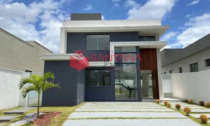 Casa em condomínio fechado com 4 quartos à venda na Rodovia Da Ba-531 - Via Abrantes - Cascalheira, S/N, Limoeiro, Camaçari