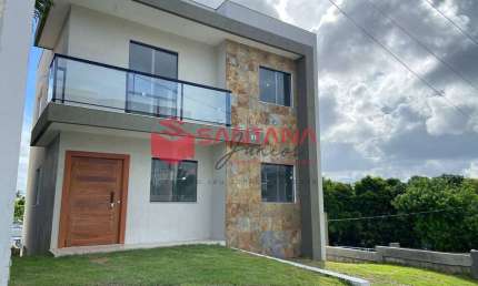 Casa em condomínio fechado com 4 quartos à venda na Rua Jurema, 01, Caixa D'Água, Lauro de Freitas