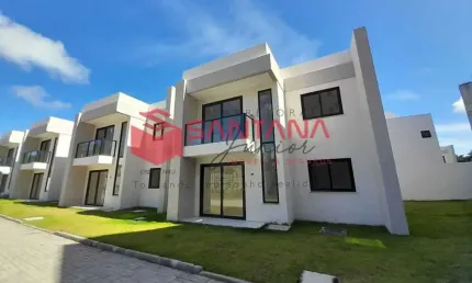 Casa em condomínio fechado com 4 quartos à venda na Rua A, 1A, Abrantes, Camaçari