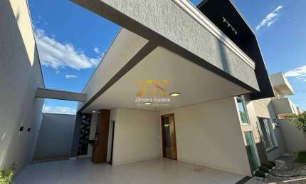 Casa Alto Padrão, 3/4, sendo 2 suítes, 161 m² - 604 sul (Arse 61) -  Próxima a Palmas Brasil - Palmas/TO