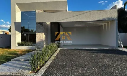 Casa Alto Padrão 4/4 com 3 suítes - 240 m²- Porteira Fechada - Caribe Residence e Resort - Palmas/TO
