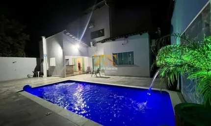 Casa Alto Padrão 4/4 com 2 Suítes, 370 m² na 105 norte (Arno 12) - Próxima ao Capim Dourado Shopping - Palmas/TO