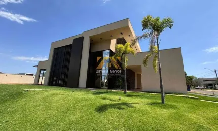 Sobrado Alto Padrão, 4/4, sendo 3 suítes, 369 m² - Condomínio Caribe Residence - Palmas/TO