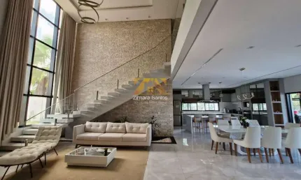 Sobrado Alto Padrão, com 4 suítes, 427 m² - Condomínio Caribe Residence - Palmas/TO