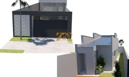 Casa 2/4, sendo 1 suíte, 68,27 m² - 1404 sul (ARSE 141) - Próxima a Faculdade Católica - Palmas/TO