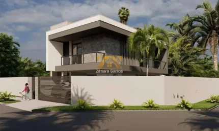 Sobrado Alto Padrão com 3 suítes - 160 m² - 309 sul (ARSO 34) - Próximo a AABB Palmas - TO - Palmas/TO