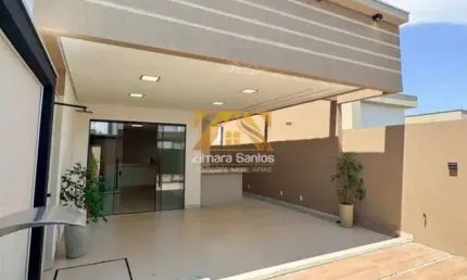 Casa 3/4 com 3 suítes - 133,81 m² - 505 sul (ARSO 52) - Próxima á Universidade AMPLI - Palmas/TO