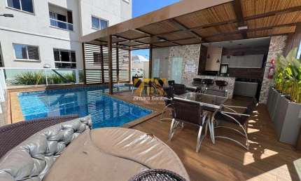 Apartamento 2/4 com 1 suíte - 61 m² - 407 sul Residencial 14 BIS - Próximo à Pista do Antigo Aeroporto - Palmas/TO