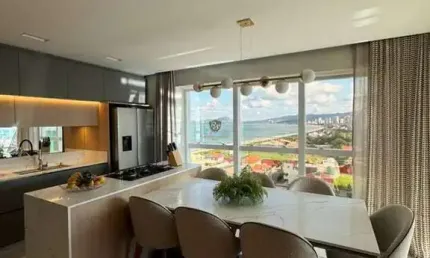 Apartamento com 3 suítes na quadra mar - mobiliado e decorado - palm beach