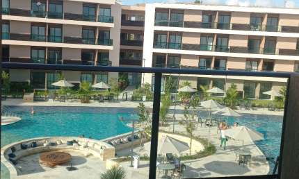 Apartamento de 29 m² 1 quarto e 1 vaga no Malia Beach Resort em Muro Alto Porto de Galinhas-PE