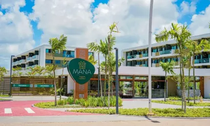 Flat Mobiliado com 30 m² 1 quarto e 1 vaga no Mana Beach Em Muro Alto Porto de Galinhas Ipojuca-PE